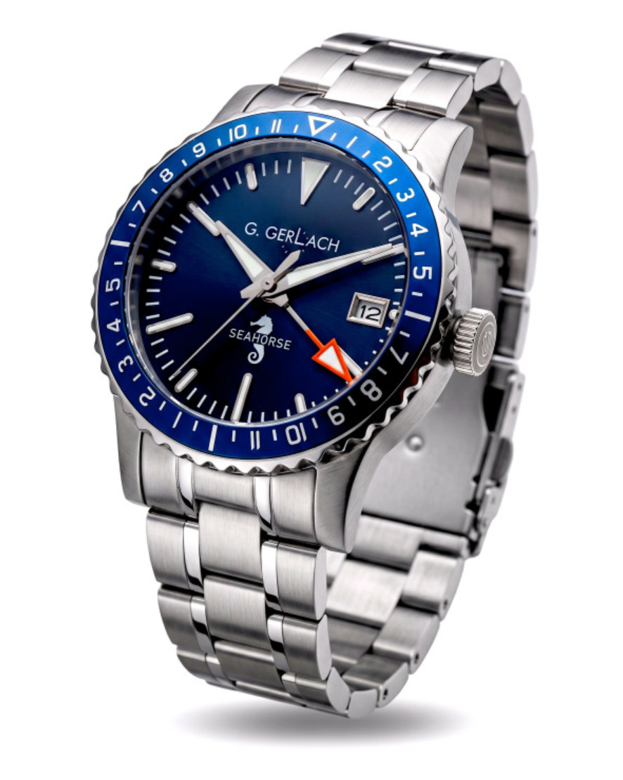 G.Gerlach Seahorse GMT 39.5 mm